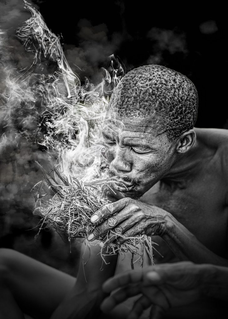 activating the flame