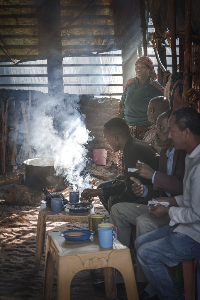 breakfast at the fishmarket in awassa