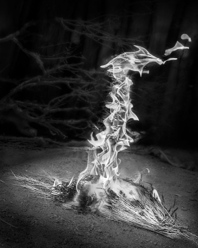 burning fire