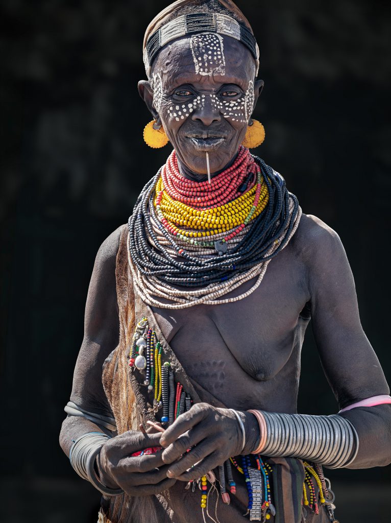 old lady from the karo tribe